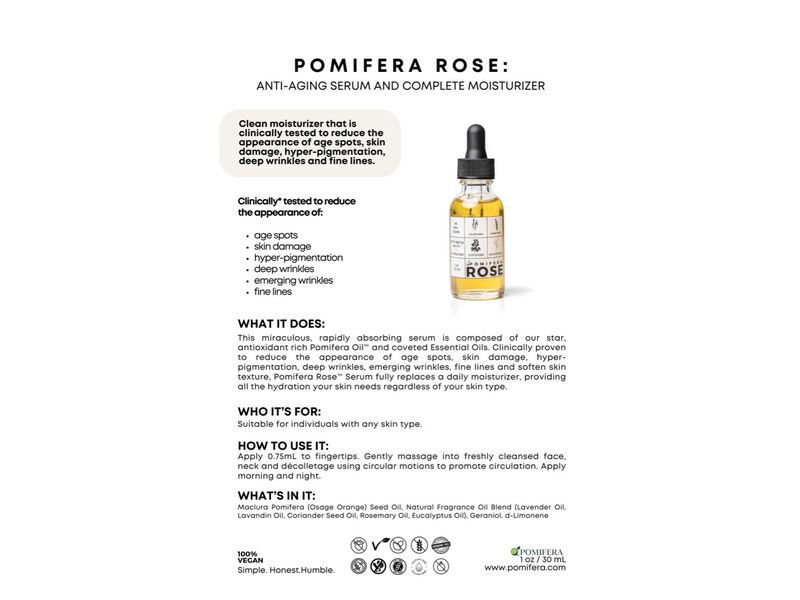 Pomifera Rose Anti-Aging Serum & Complete Moisturizer, 1 oz/30 mL