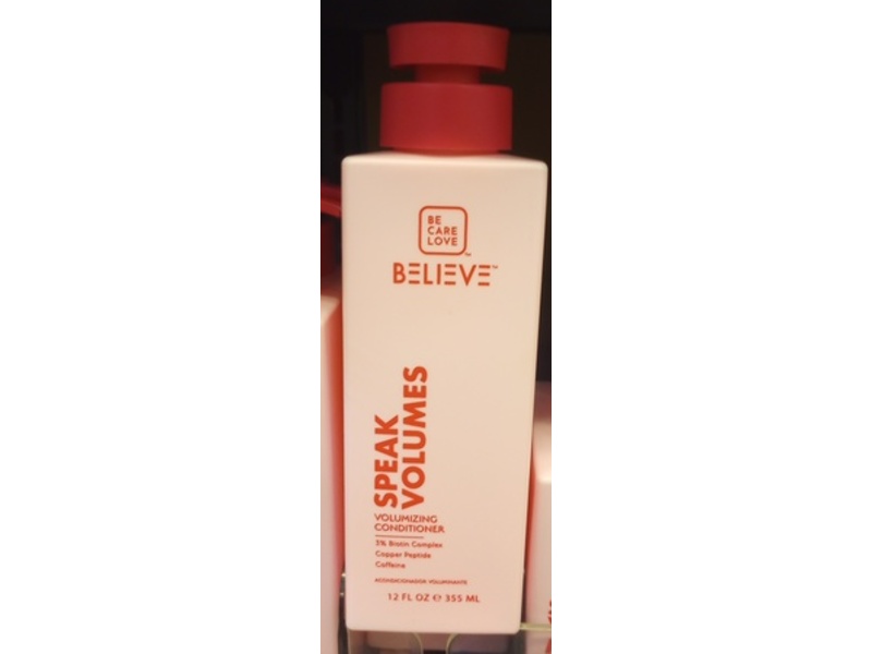 Be Care Love Believe Speak Volumes Volumizing Conditioner, 12 fl oz/355 mL