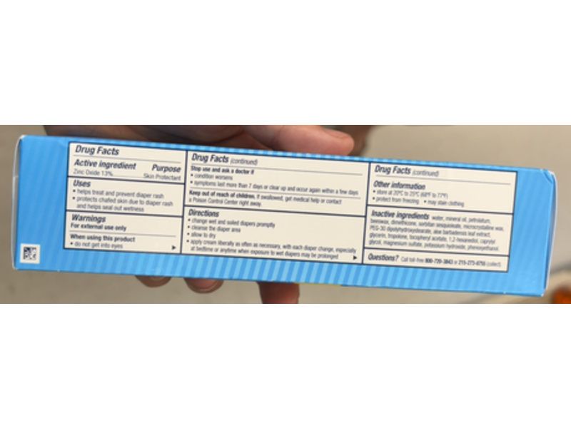 Desitin Daily Defense Diaper Rash Cream, Zinc Oxide, 4.8 os/138 g