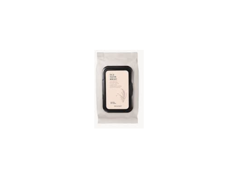 Avon Rice Water Bright Cleansing Facial Wipes, 50 Count