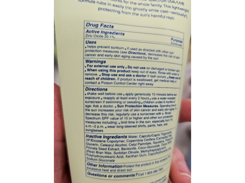 Pipette Mineral Sunscreen, SPF 50, 6 fl oz/177.4 mL