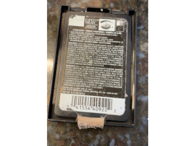 Maybelline New York Expert Wear Eyeshadow Quads, Electric Blue, 0.17 oz/48 g