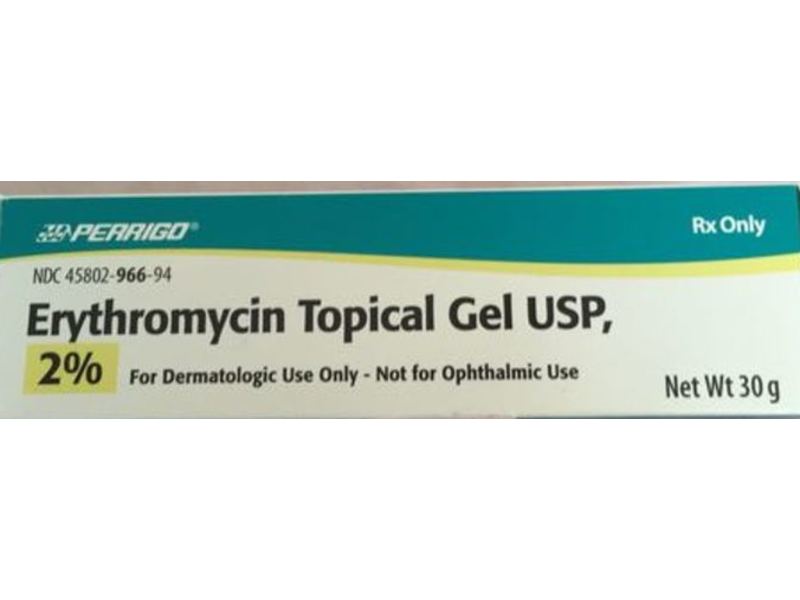 Erythromycin Topical Gel USP, 2%, 30 g, Padagis (Rx)