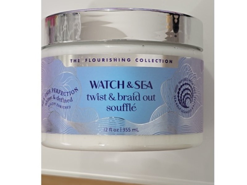 Watch & Sea Twist & Braid Out Souffle, 12 fl oz/355 mL