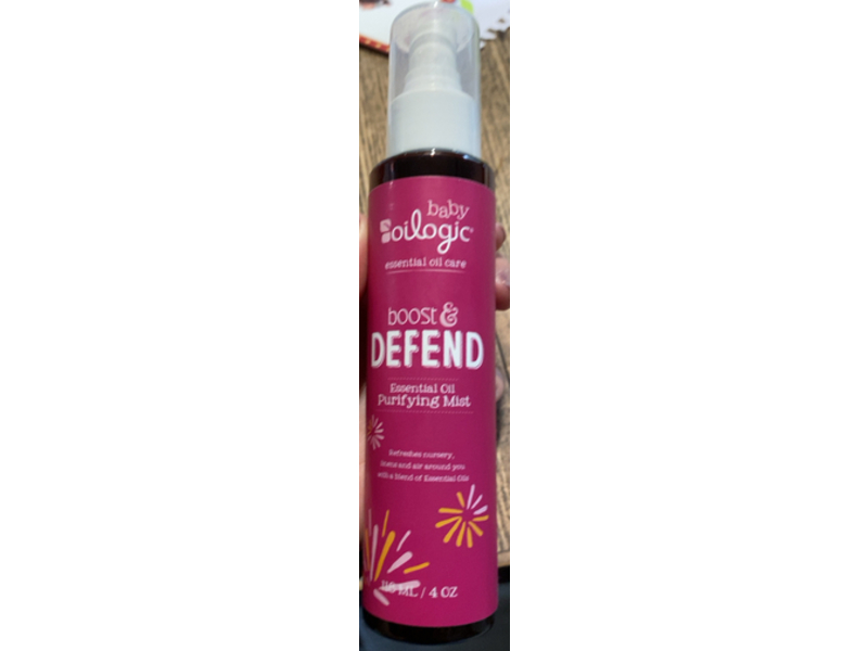 Oilogic Boost & Defend Baby Essential Oil Purifing Mist, 4 oz/118 mL