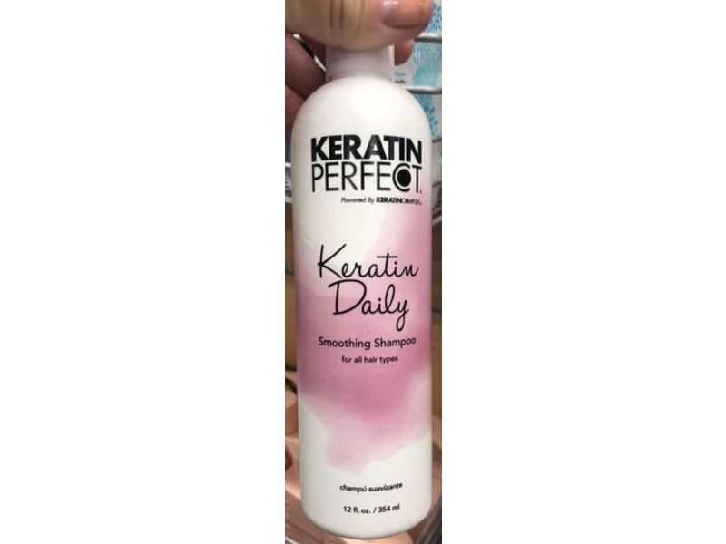 Keratin Perfect Daily Smoothing Shampoo, 12 fl oz/354 mL