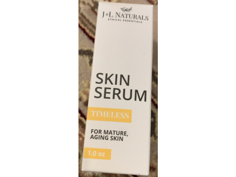 J&L Naturals Skin Serum, Timeless, 1.0 oz/30 mL, Pack Of 2