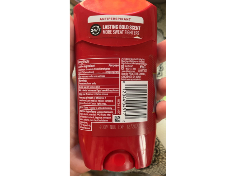 Old Spice Steel Titan Antiperspirant & Deodorant, Aged Oak, 2.6 oz/73 g, Pack Of 6