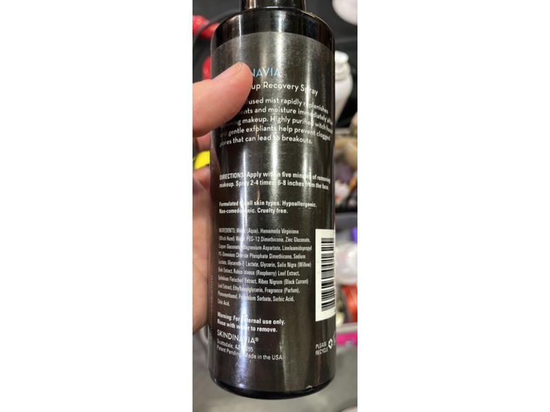 Skindinavia Post-Makeup Recovery Spray, 8 fl oz/236 mL