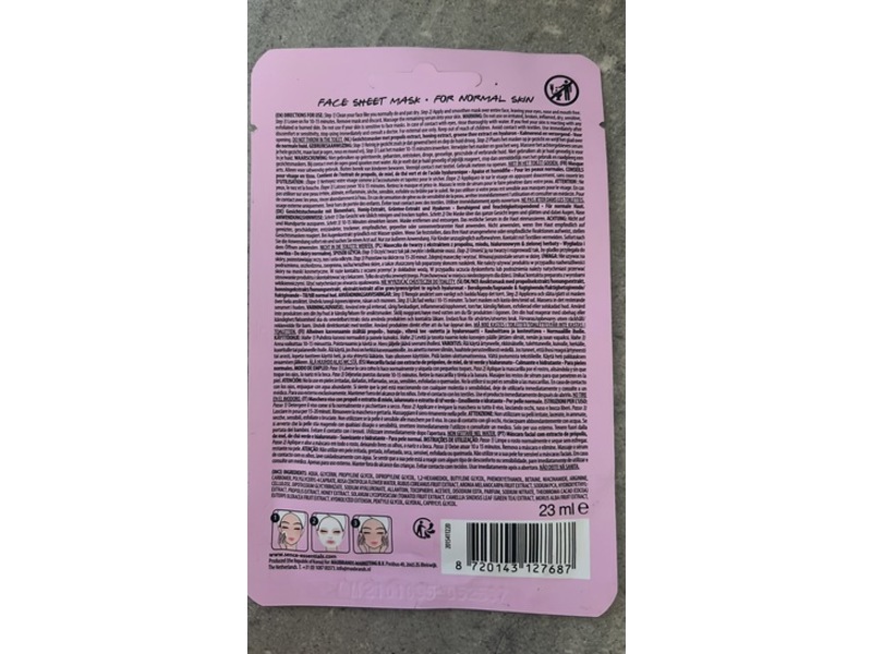 Sence Lets Go Wild Face Sheet Mask, Raccon, 23 mL