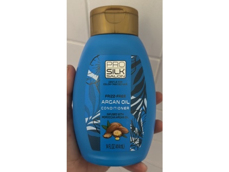 Pro Silk Salon Frizz-Free Conditioner, Argan Oil, 14 fl oz/414 mL