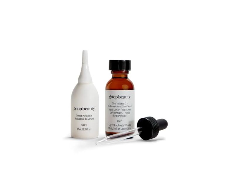 goop Beauty 20% Vitamin C + Hyaluronic Acid Glow Serum Set