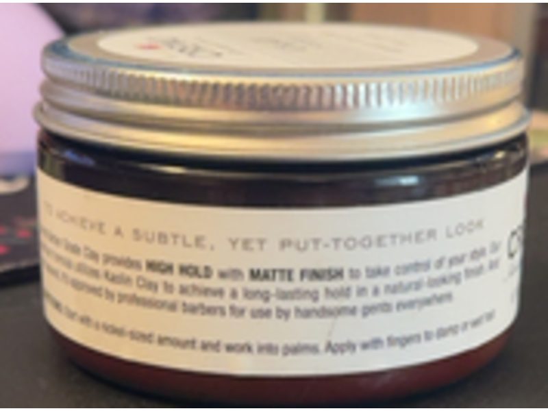 Cremo Hair Styling High Hold Matte Finish Clay Pomade, 3.4 oz/96 g