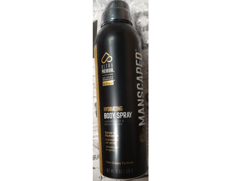 Manscaped Ultra Premium Hydrating Body Spray, Non-Greasy Formula, 6 oz/170 g