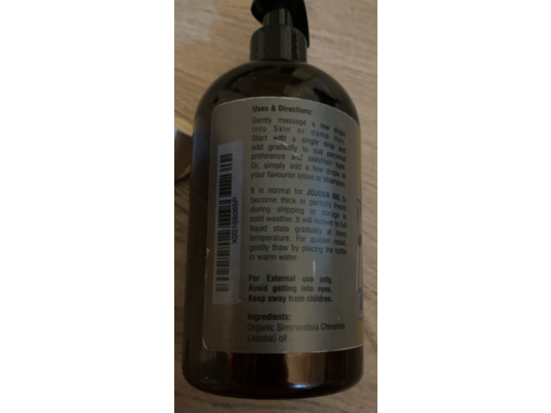 Verdana Organic Golden Jojoba Oil, 16 fl oz/473 mL