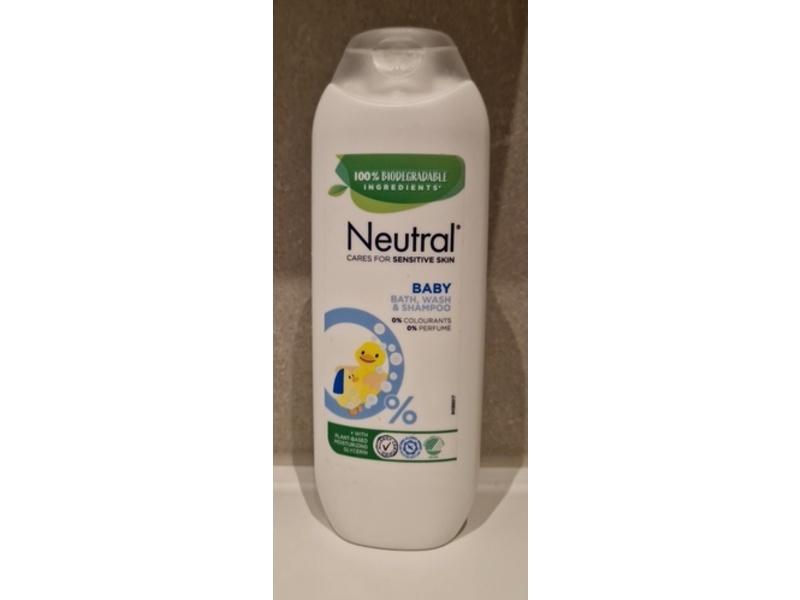 Neutral Baby Bath + Wash & Shampoo, 250 mL