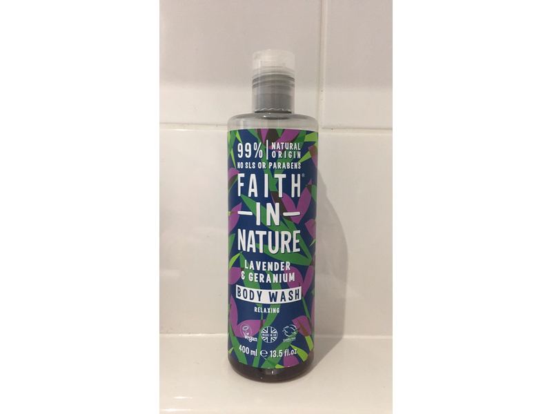 Faith-In-Nature Body Wash, Lavender & Geranium, 13.5 fl oz