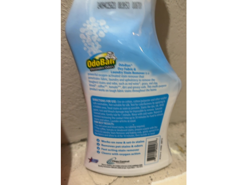 OdoBan Oxy Fabric & Laundry Stain Remover, 32 fl oz/946 mL