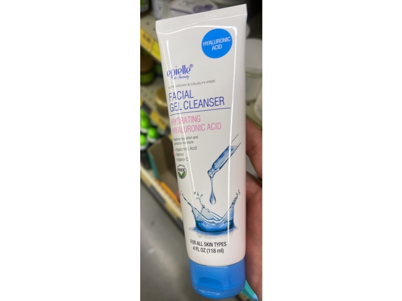 Epielle Facial Cleanser, Hydrating Hyaluronic Acid, 4 fl oz/118 mL