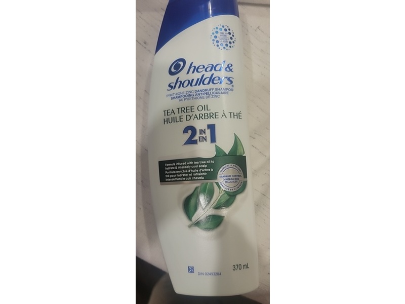Head & Shoulders 2 In 1 Dandruff Shampoo, Tea Tree Oil, 370 mL