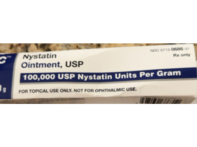 Nystatin Ointment, 100,000 USP units/g, Cosette Pharmaceuticals (Rx)