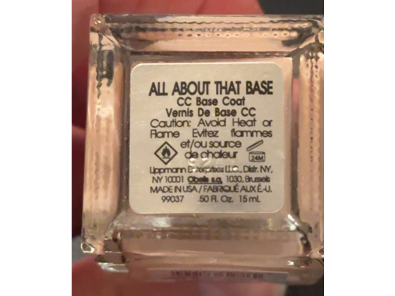 Deborah Lippmann CC Base Coat, All About The Base, 0.50 fl oz/15 mL