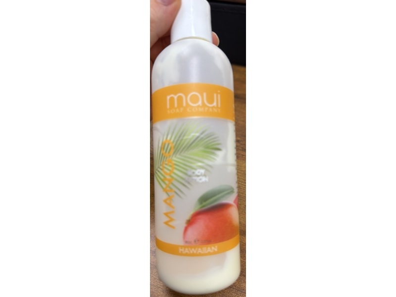 Maui Soap Company Body Lotion, Mango, 8 oz/237 mL