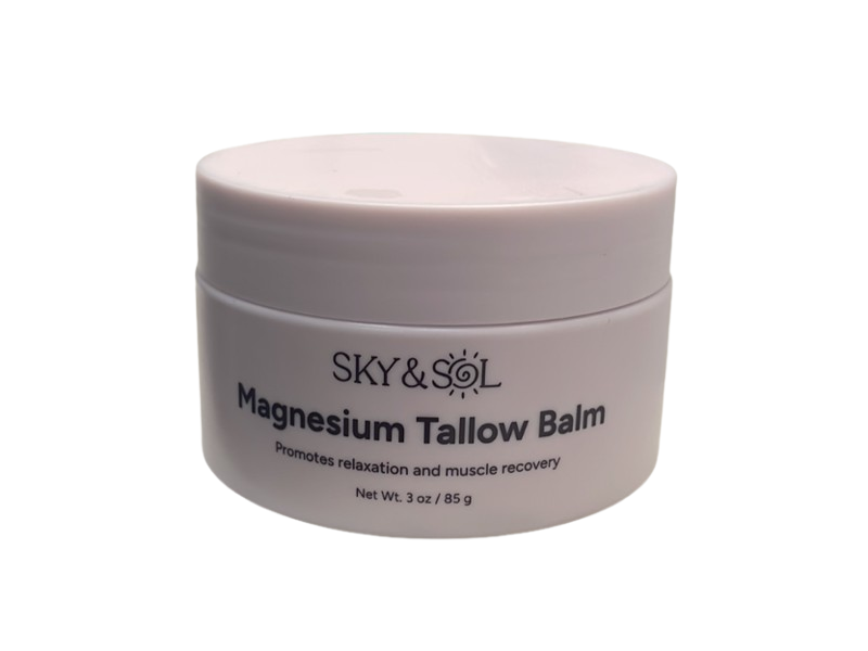 Sky & Sol Magnesium Tallow Balm, 3 oz/85 g