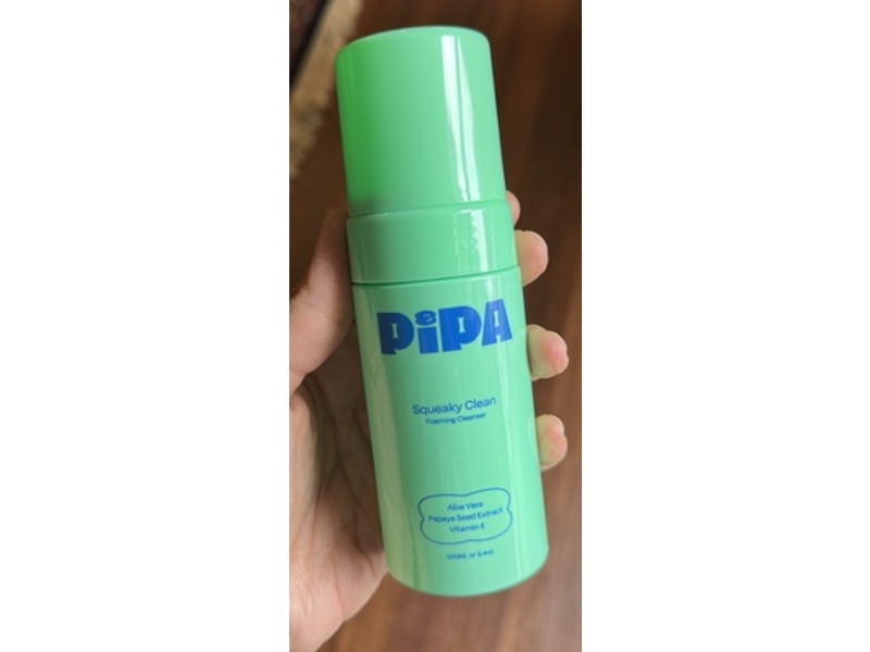 Pipa Squeaky Clean Foaming Cleanser, 3.4 oz/100 mL