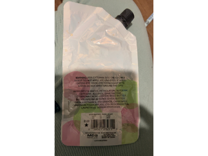 Pure Beauty Pure Heart Hydrating Body Butter, 5 oz/141.7 g