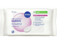 Nivea Cleansing Wipes, Argan Oil + Hyaluronic Acid, 25 Wipes - thumbnail 1