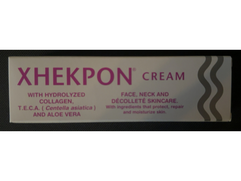 Xhekpon Face, Neck & Decollete Cream, Hydrolyzed Collagen & Aloe Vera, 40 mL, Pack Of 3