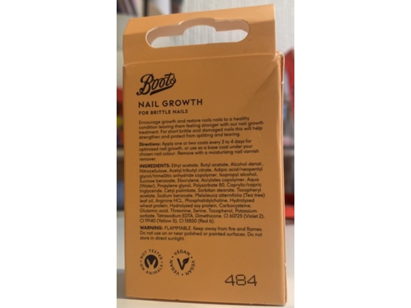 Boots Nail Growth, 10 mL