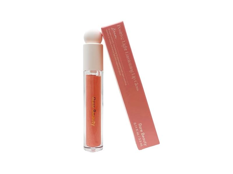 Rare Beauty Positive Light Luminizing Lip Gloss, Beam, 0.11 fl oz/3.3 mL