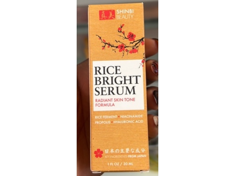 Shinbi Beauty Rice Bright Serum, Dark Sport Corrector, 1 fl oz/30 mL