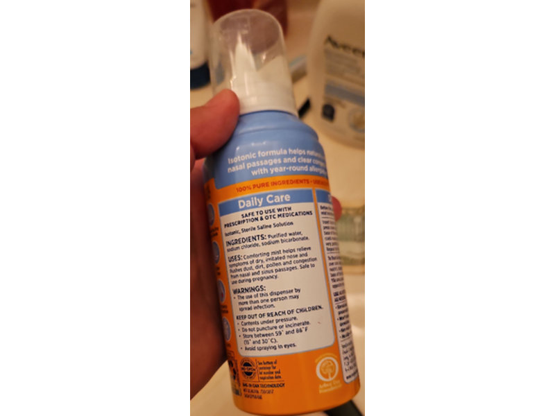 Arm & Hammer Simply Saline Daily Care Nasal Mist, 4.5 oz/127 g