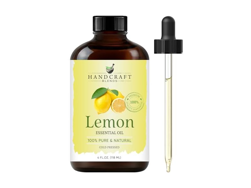 Handcraft Blends Lemon Essential Oil, 4 fl oz/118 mL