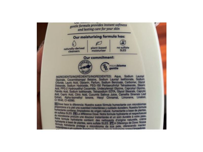 Dove Refreshing Body Wash, Cucumber & Green Tea, 25.3 fl oz/750 ml