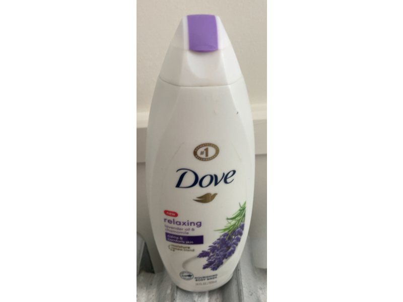 Dove Relaxing Nourishing Body Wash, Lavender Oil & Chamomile, 24 fl oz/650 mL