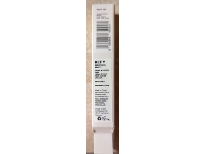 Refy Brow Tint, Medium Brown, 0.27 fl oz/8 mL