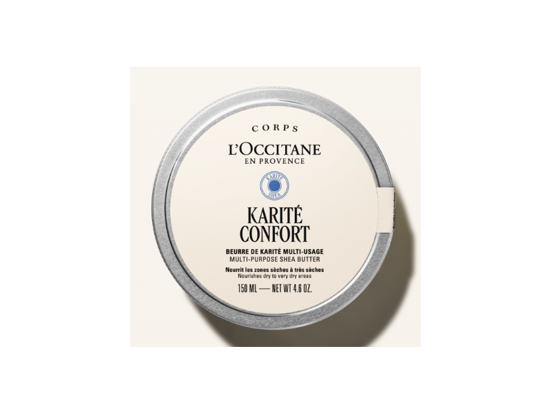 L'Occitane en Provence Karite Confort Multi-Purpose Shea Butter, 4.6 oz/150 mL