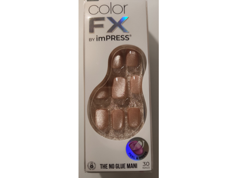 Color FX By Impress The No Glue Mani Kit, Starstruck, 30 Count