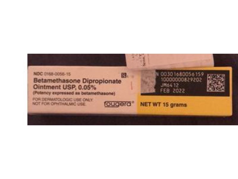 Betamethasone Dipropionate Ointment USP 0.05%, 15 g, Fougera (RX)