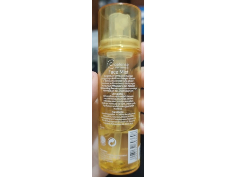 Wardah C-Defense Face Mist, 55 mL