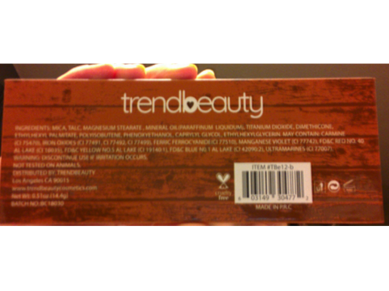 Trend Beauty Wanted Eyeshadow Palette