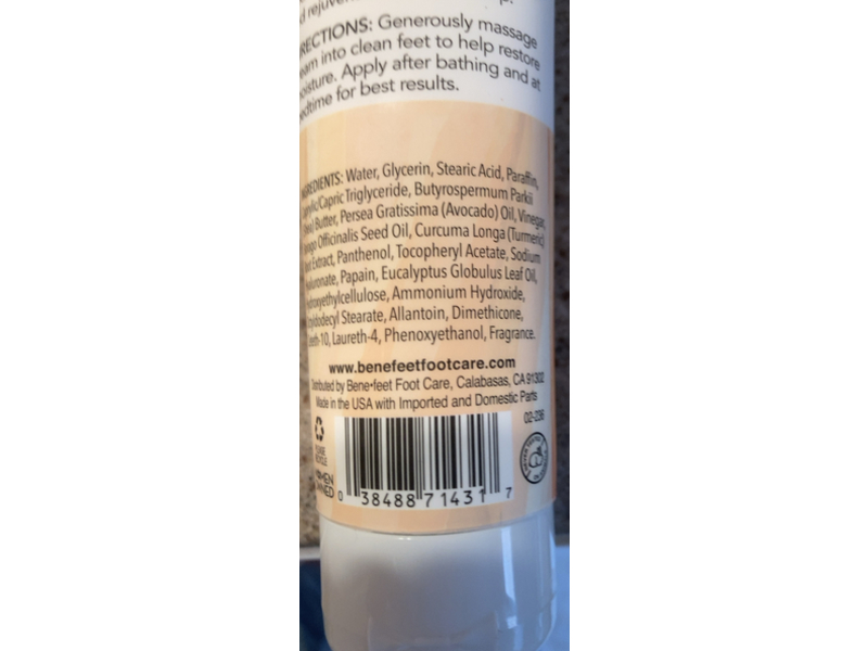 Benefeet Sweet Dreams Overnight Foot Repair, 4 oz/113 g