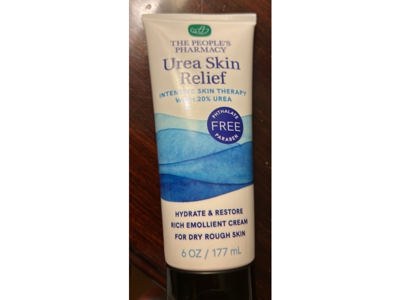 The People's Pharmacy Urea Skin Relief Rich Emollient Cream, 6 oz/177 mL