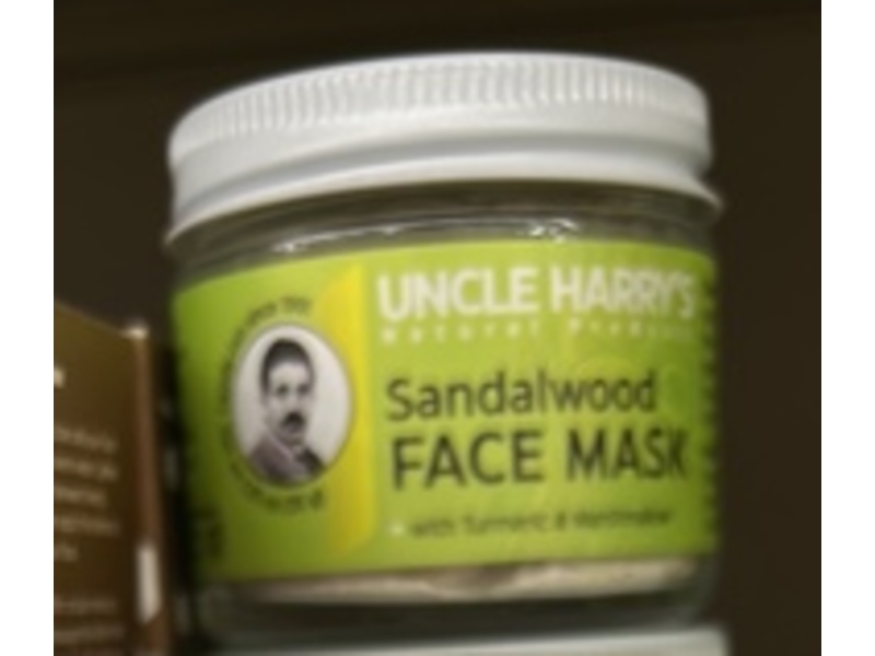 Uncle Harry's Face Mask, Sandalwood, 1.25 oz/35 g