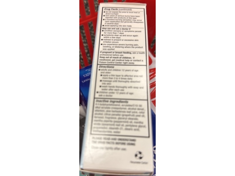 Icy Hot Advanced Pain Relief Cream, Camphor 11% + Menthol 16%, 2 fl oz/56 g