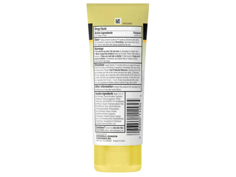 Neutrogena Sheer Zinc Kids Mineral Sunscreen, SPF 50+, 3 fl oz/88 mL